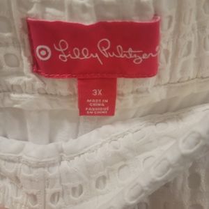 Lilly Pulitzer for Target white Eyelet shorts ...See details!